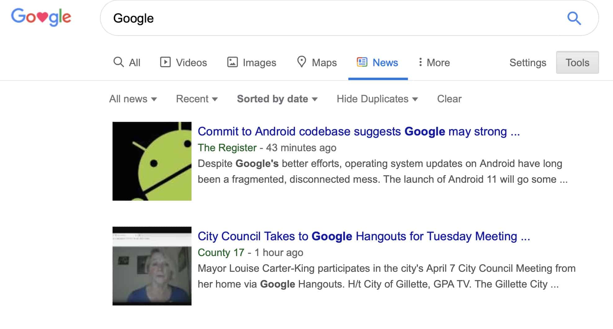 Google News Index