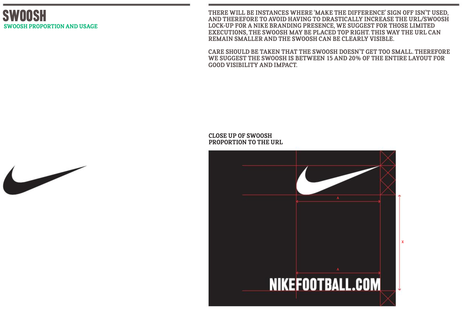 Nike Logo Brand Guidelines