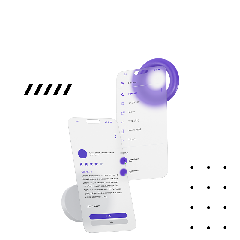 Mobile UI/UX design for enhanced user experience and site management