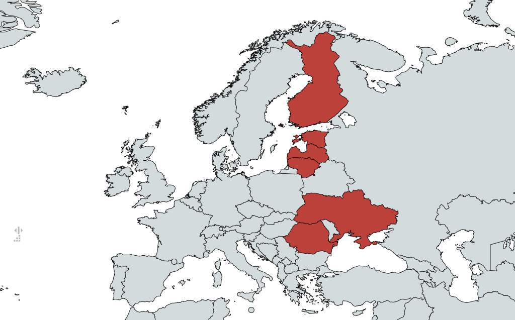 Регион на дейност на компанията